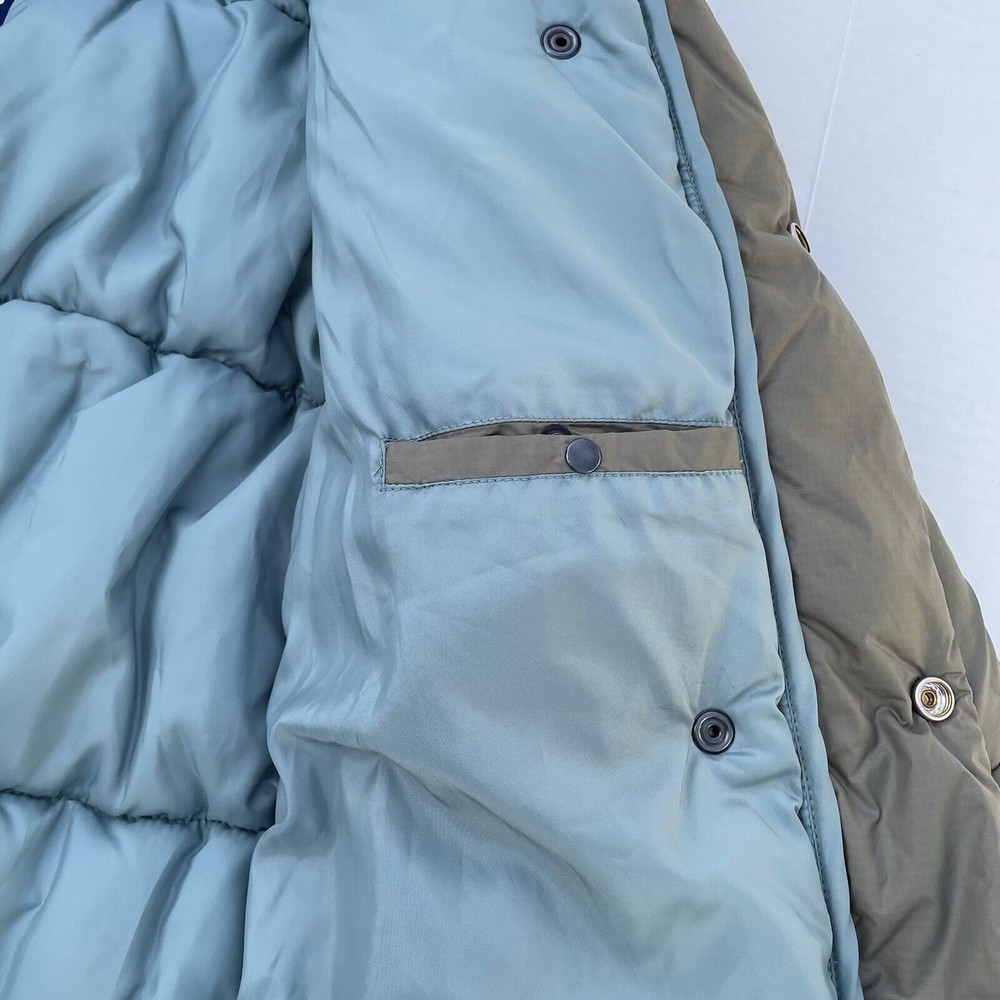 G-Star Khaki Hooded Puffer Coat - Picture 9 of 12